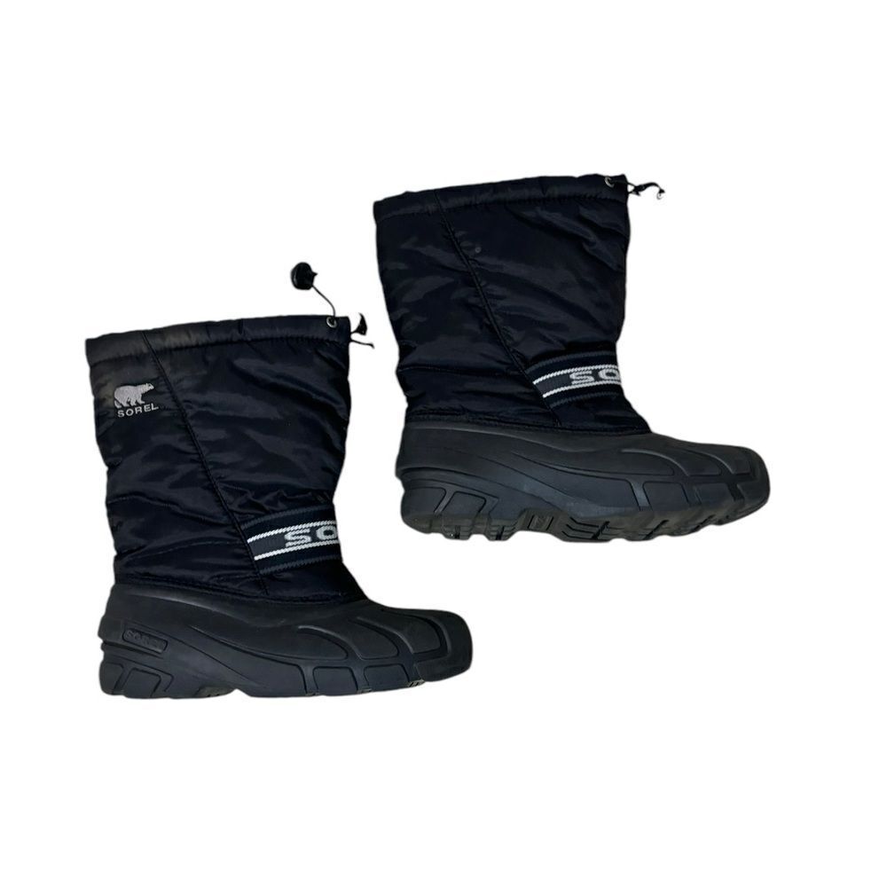 Sorel Flurry Waterproof Insulated Winter Boots Black Size 6